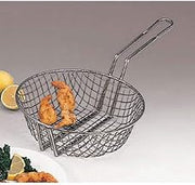 American Metalcraft CBC12 Culinary Basket, Coarse Mesh, Tinned Steel, 9" Handle, 12" Dia., 3" H