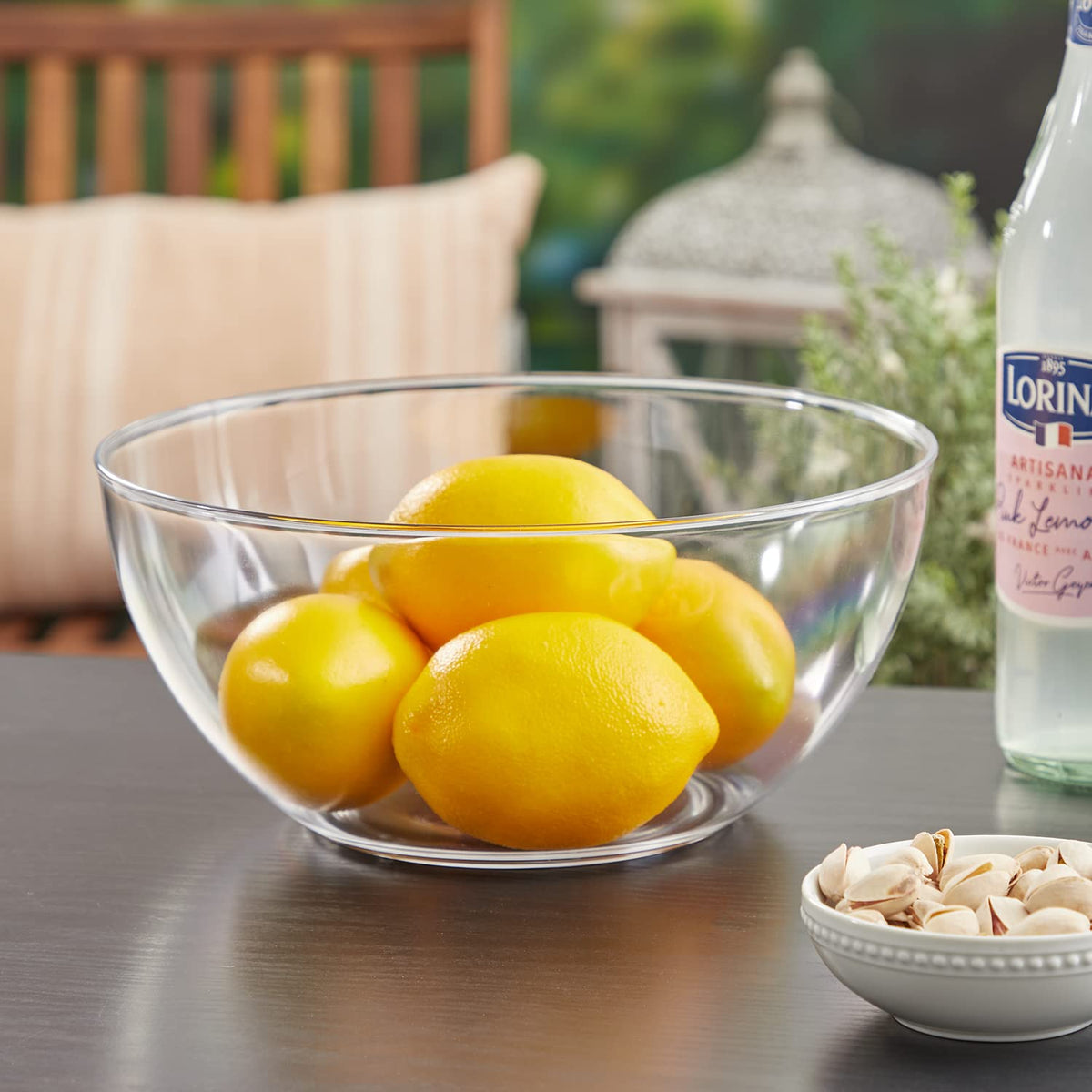 US Acrylic Vista Clear Plastic Serving Bowls, 135 Ounce Capacity, Set of 3