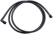 #3 Coated Braided Line-3 Straight / -3 90 Degree by Allstar Performance – 73 inches, Aluminum,Steel, Black, Model ALL48425