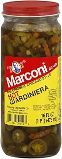 Marconi Giardinara Relish in Oil Hot 16.0 OZ(Pack of 3)