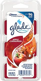 Glade 75772 6 Count44; 2.3 oz. Wax Melts - Apple Cinnamon Scent