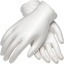 Ambi-Dex 64-V2000PF/S Disposable Vinyl, Industrial Grade, Clear, Pf, 4 Mil White S