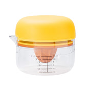 Juicer Citrus 3 in 1 by Tovolo – 5.67" Tall, 1.5 cups, Silicone Lid, Plastic Base, Yellow, Model 1001027