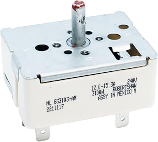 Robertshaw Whirlpool Range Burner Infinite Cooktop Switch for W10244639
