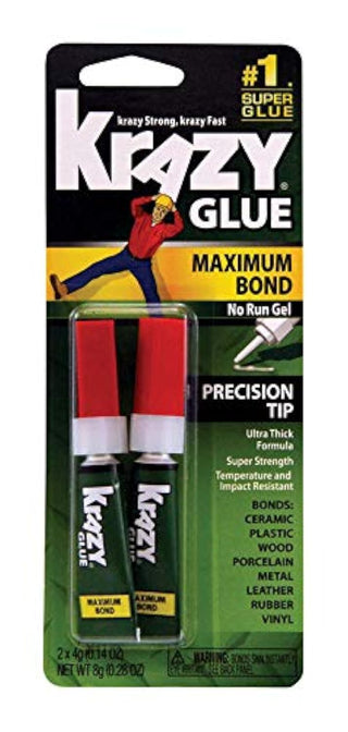 Maxbd Gel 2pk by Krazy Glue – Clear, plastic, Model KG817