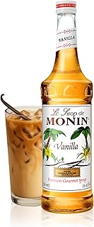 Monin Vanilla Syrup for Drinks - 750 ml / 25.4 fl oz
