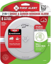 First Alert 10 Year Battery-Powered Photoelectric Smoke and Carbon Monoxide Detector