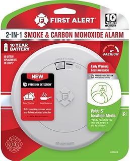 First Alert 10 Year Battery-Powered Photoelectric Smoke and Carbon Monoxide Detector