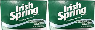 Irish Spring Deodorant Bath Bar Soap Moisture Blast, 3.75 Oz (Pack of 2)
