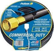 Jackson 4008300A Commercial Duty Rubber Hose, 5/8-Inch x 100-Foot