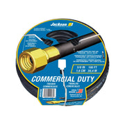 Jackson 5/8 in. x 100 ft. Rubber Commercial Hose / Black / 1 Garden Hoses