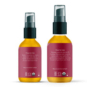 Rose Cleansing Oil & Rose Face Oil - USDA Organic Cleansing & Moisturizing in Glass Bottles by Badger – Commercial Grade