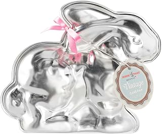 Nordic Ware Easter Bunny 3-D Formed Aluminum 2 Piece Cake Pan