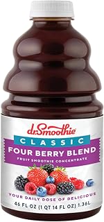Dr. Smoothie Classic Four Berry Blend, 46 fl oz (Pack of 6)