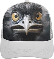 Emu Trucker Hat Baseball Cap Golf Hat for Women Men Workout Cap for Running Fishing Gym