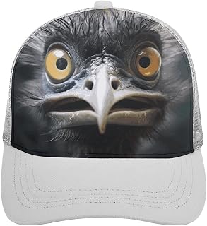 Emu Trucker Hat Baseball Cap Golf Hat for Women Men Workout Cap for Running Fishing Gym