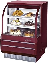 Turbo Air TCGB-36-2 36" Curved Glass Refrigerated Bakery Case