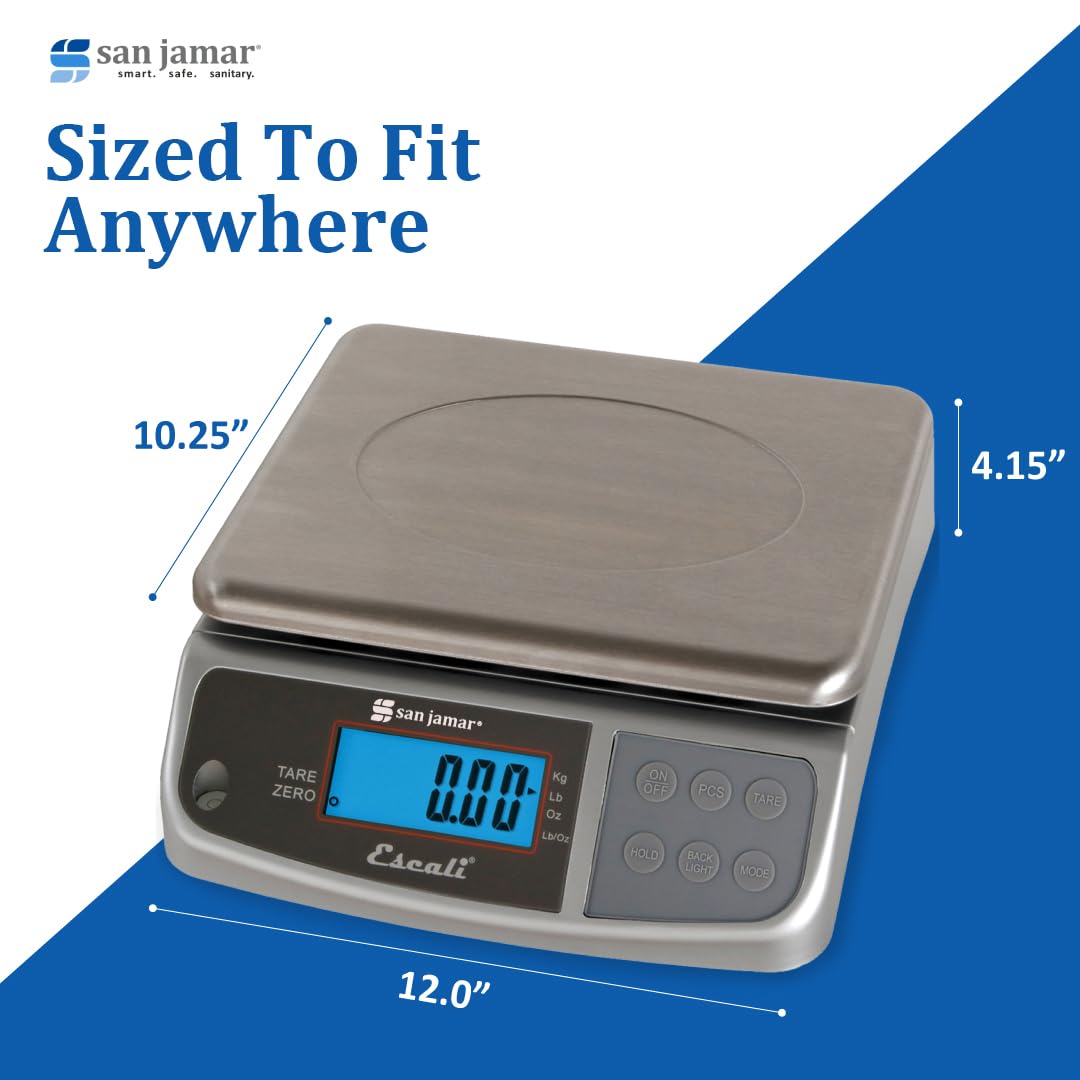 San Jamar 33.0 pounds / Metal / 1 Digital Scales