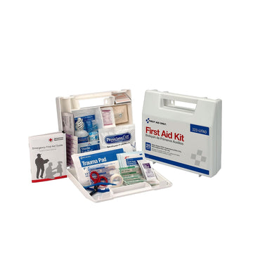223-U OSHA-Compliant First Aid Kit by First Aid Only – 2.5" x 8.4" x 9", Plastic, White, Model 223UFAO