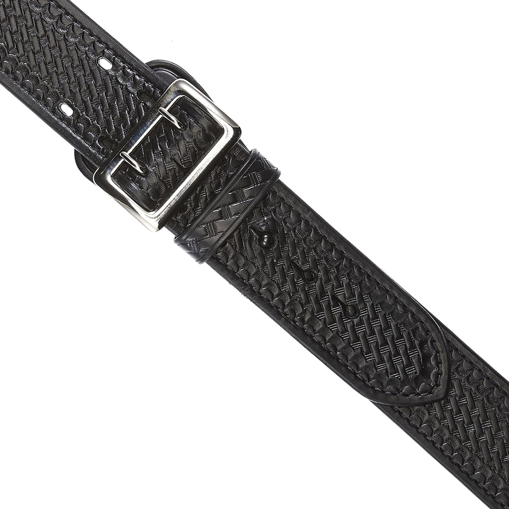 B01 Sam Browne Duty Belt by Aker Leather – 50 Inch, Black e, Model Aker Leather