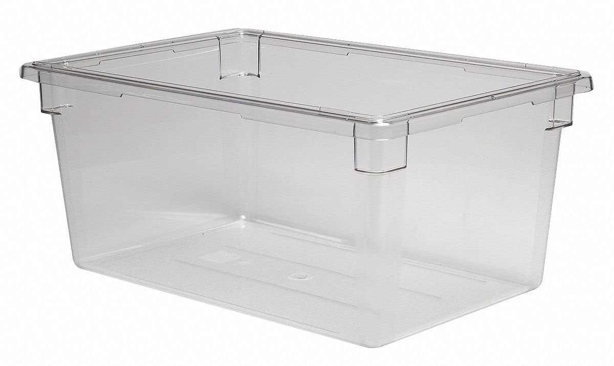 Food Box 18" X 26" X 12" Camwear Clear by Cambro – 12" Deep, 64.0 liters, Polycarbonate (PC), Clear, Pack of 4