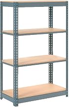 Global Industrial Boltless Heavy Duty Shelving 36" W x 24" D x 72" H, 4 Shelves, Wood Deck