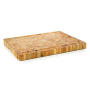End Grain Large Smart Rectangular Cutting Board by Teakhaus – 20"L x 15"W, Teak Wood, Brown, Model 636865-1203