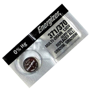 /370 Silver Oxide Watch Battery by Energizer – 1 Count (Pack of 1)