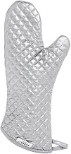 HUBERT Oven and Freezer Mitt Silver Cotton - 17" L