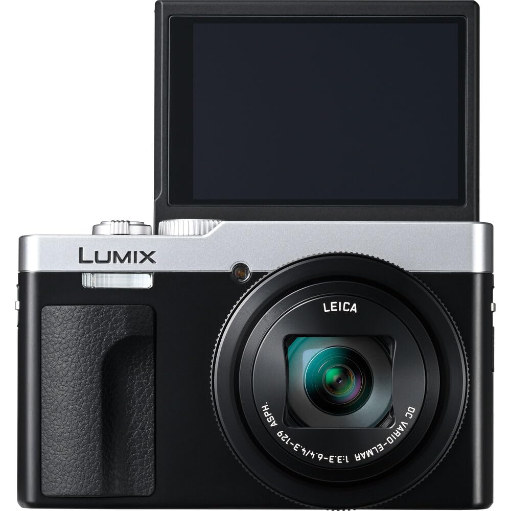 ZS99 Digital Camera (Silver) Bundle + Accessory Package with 64GB Memory by Panasonic – Silver, Pack of 22, Model BH52-ZS99SIL-71626
