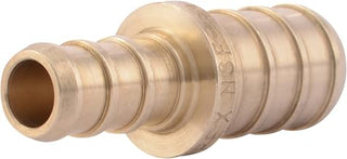 SharkBite 3/8 x 1/2 Inch Crimp Reducing Coupling, Brass Plumbing Fitting, PEX Pipe, PE-RT, UC009LFA