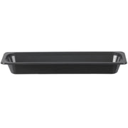 High Heat Half Size Long Food Pan in Black (Case of 6) 2-1/2" Deep by Cambro – Plastic, Black, Model 22LPHP110