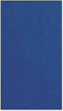 Dinner Napkins, 2-Ply, 15 X 17, Navy Blue, 1000/Carton