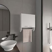 Medicine Cabinet White 20.3" - 2 Shelves & Doors - Bathroom Storage Organizer