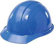 Delta Plus Americana Full Brim Hard Hat with Accessory Slots - ANSI/ISEA Z89.1 Type 1 Class E & G, HDPE Hard Hat with D-Rotor Ratchet Suspension, 4-Point Nylon Webbing