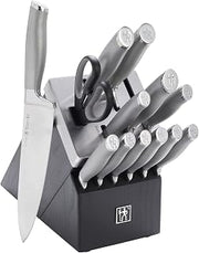HENCKELS Modernist 14-pc Self-Sharpening Knife Block Set - Black