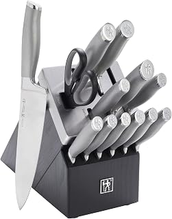 HENCKELS Modernist 14-pc Self-Sharpening Knife Block Set - Black