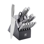 Modernist 14-pc Self-Sharpening Knife Block Set - Black by HENCKELS – 14-pc, Stainless Steel, Black, Model 1020149