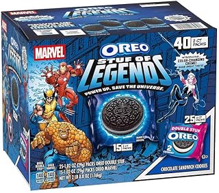 Oreo Chocolate Sandwich Cookies, Marvel Stuf Of Legends, Variety Pack, 40 ct.