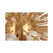 Vera 38 Light Pendant by Lighting Design – Metal, Clear, Model 2550D48SG