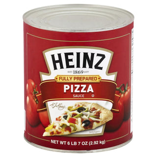 Fully Prepared Pizza Sauce No. 10 Can -- 6 Per Case by HEINZ – Pack of 6