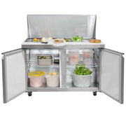 46 7/8" Mega Top Sandwich/Salad Prep Table w/Refrigerated Base by MOTAK – 51.97x38.98x49.21, In Description, Check Images, Model MST-48-18-X