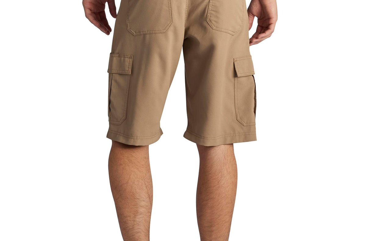 Men's Big & Tall Performance Cargo Short by Lee – 46, Polyester, Lion, Model 22851