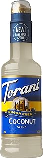 Torani Coconut Syrup, Sugar Free, Kosher, 12.7 Fluid Ounce (Pack of 4)