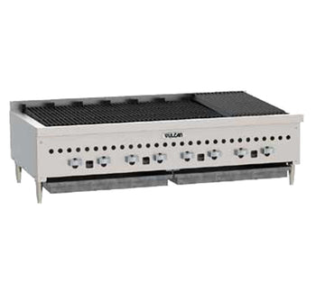 Hart Countertop 46-3/4" Charbroiler by Vulcan – Stainless Steel, Silver, Model VCCB47