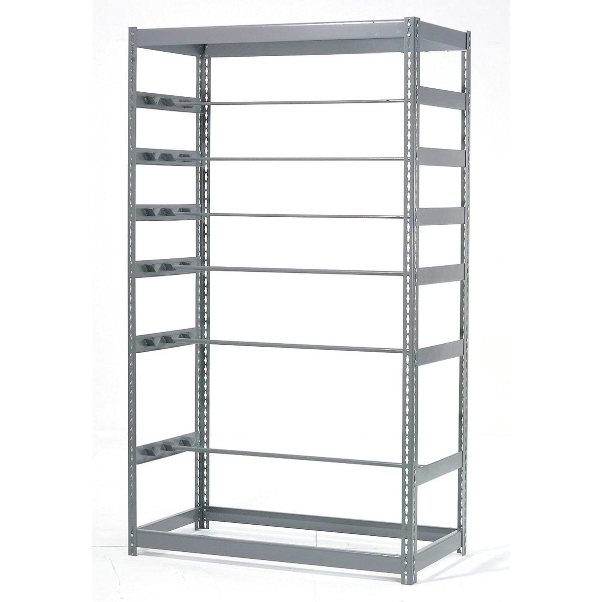 RDR24488 Reel Storage Rack by Nexel – 24"L x 48"W x 84"H, Alloy Steel, Grey Baked Enamel Finish, Model 390213