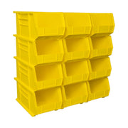 Akro-Mils Yellow / Containers / 15-Inch x 8-Inch x 7-Inch, 12-Pack Bucket Organizers