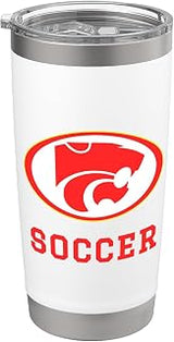 Carlisle High School Wildcats Soccer Stainless Steel Insulated Tumbler