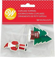 Santa and Signpost Cupcake Picks - Wilton