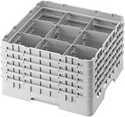Cambro (9S958151) 9 Compartment Stemware & Tumbler Glass Rack - Camrack®